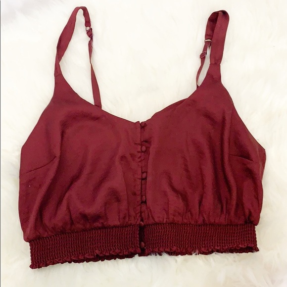 NWT Free People You Honey Brami in Pomegranate M - Picture 5 of 11